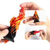 Turtle Creations: Twisty Volcano Fidget Toy - Flaming Lava