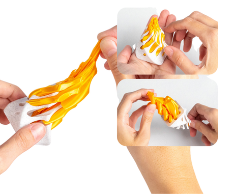 Turtle Creations: Twisty Volcano Fidget Toy - Liquid Gold