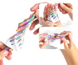 Turtle Creations: Twisty Volcano Fidget Toy - Rainbow