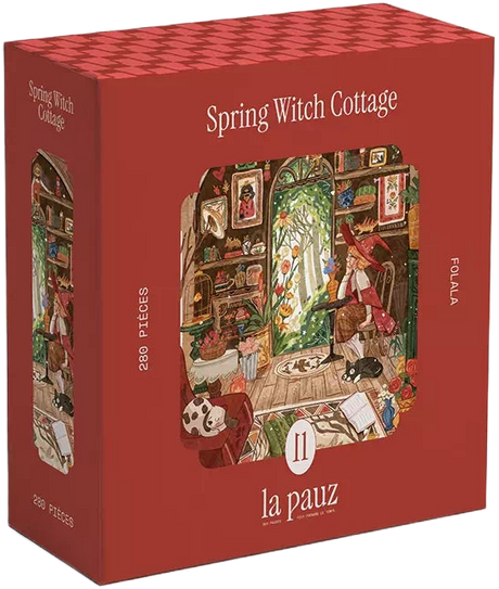 La Pauz: Spring Witch Cottage Puzzle - 280 Pieces