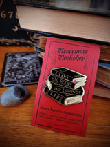 Nevermore Enamel Pin - Stack of Books