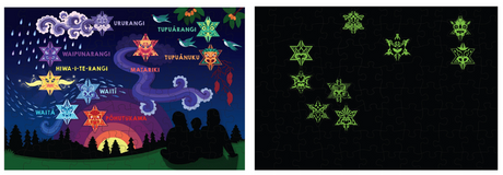 NZ Matariki 100pc Puzzle - Glow in the Dark