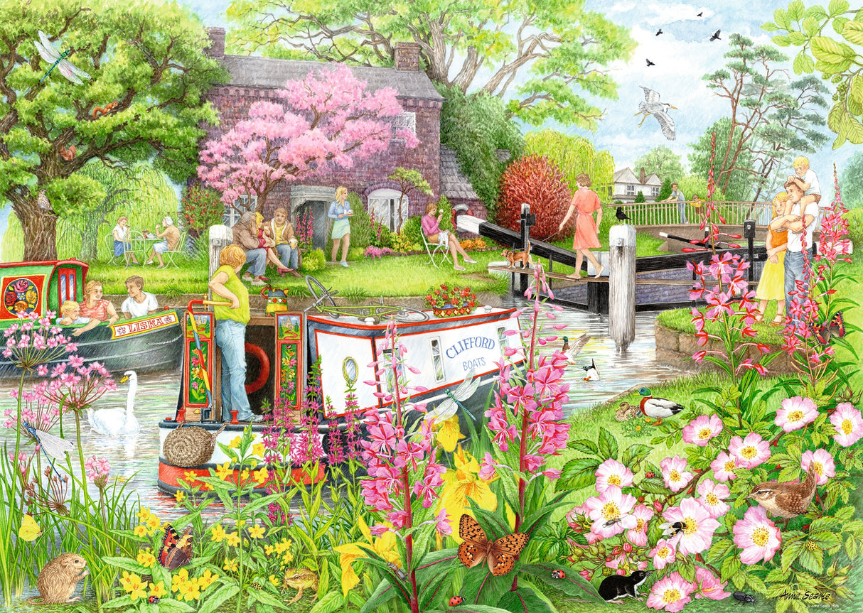 Ravensburger: Cosy Cafe No 4: River Cafe Puzzle - 1000 Piece