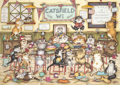 Ravensburger: Crazy Cat's at the WI Puzzle - 1000 Piece