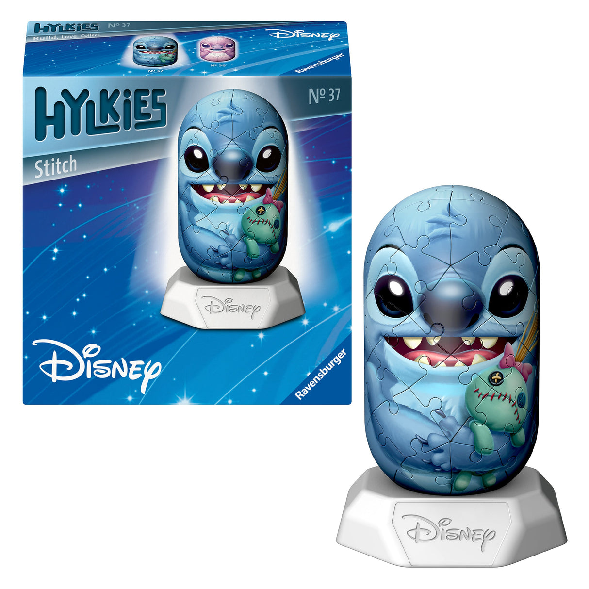 Ravensburger: Hylkies #37 - Disney Stitch 3D Puzzle - 54 Piece