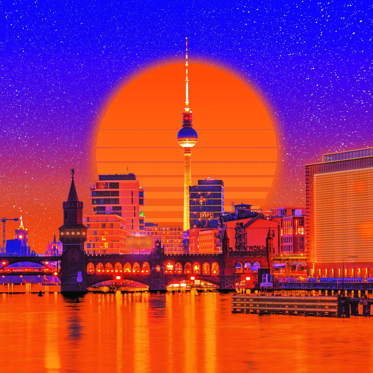 Ravensburger: Neon Collection Berlin Puzzle - 500 Piece