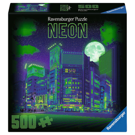 Ravensburger: Neon Collection Tokyo Puzzle - 500 Piece