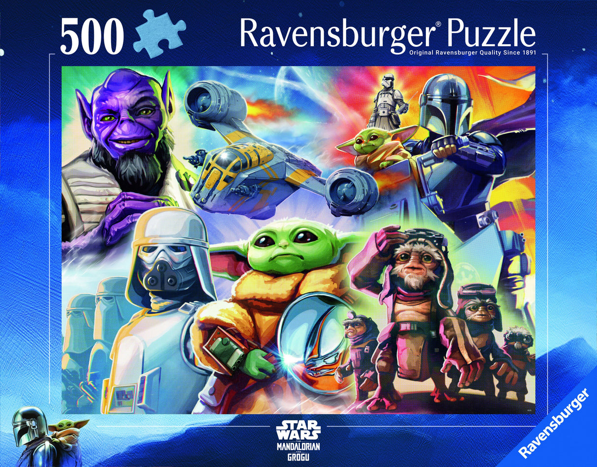 Ravensburger: The Mandalorian and Grogu Puzzle - 500 Piece